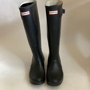 Hunter Original Tall Rain boot size 9 used condition